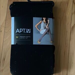 APT.9 Black Fashion Tights